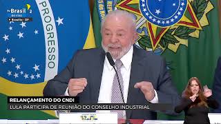 Lula abre reunião do Conselho Nacional de Desenvolvimento Industrial [upl. by Isnam]