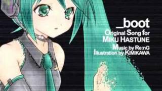 Hatsune Miku quotbootquot English subtitles 初音ミク [upl. by Wentworth]