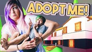 7 KIDS amp A MANSION  Adopt Me  ROBLOX Roleplay 4 [upl. by Gefen]