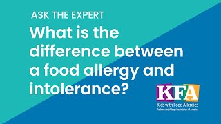 What is the difference between a food allergy and intolerance [upl. by Hermione]