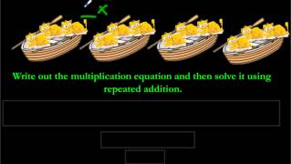 Multiplying Using Repeated Addition [upl. by Shelman185]