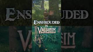 Trees In ENSHROUDED vs VALHEIM gaming shorts [upl. by Aroon]