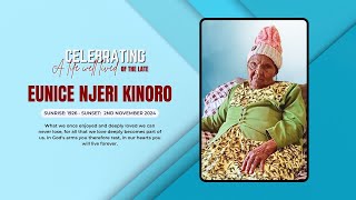 Celebrating the life of Eunice Njeri Kinoro [upl. by Kerwon159]