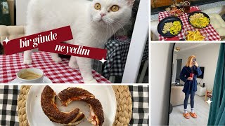 TÜP MİDEM BİR GÜNDE NELER YİYOR 7  VLOG [upl. by Vinia]