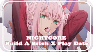 「Nightcore」→ Build A Bitch ✘ Play Date [upl. by Eloci]