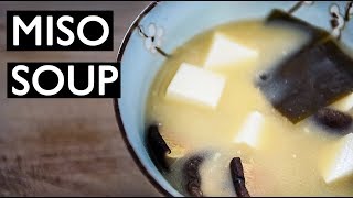 How to make Miso Soup  JAPANESE VEGAN RECIPE [upl. by Lunnete]