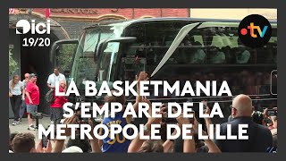 Jeux olympiques 2024  la basketmania sempare de la métropole lilloise [upl. by Ehrlich]