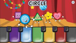 Shapes amp Colors Music Show  Learn about shapes and colors for kids [upl. by Yeleen310]