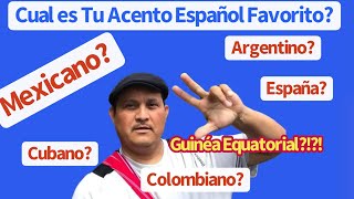 Cual es Tu Acento Español Favorito EL COLOMBIANO EL DE ESPAÑA ARGENTINO CUBANO [upl. by Pollie]