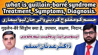 what is GBS guillainbarré syndrome video gb syndrome treatment Hindi urdu prof Dr Adnan Aslam [upl. by Cohleen399]