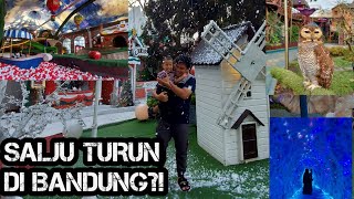 Salju Turun Di Bandung Review Terbaru Wisata Lembang Wonderland Bandung ENANS Family [upl. by Son]