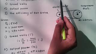 Numerical on Flat Belt Drive SME SPPU Important Question [upl. by Enneiluj598]