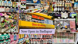 Mr DIY Badlapur Tour  Stationary Home Essentials Party Diy Kit  All in One Store [upl. by Staw792]