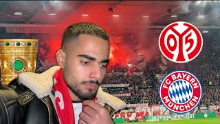 PYRO 🧨🤍❤️ BAYERN RUPFT MAINZ…🤯Mainz05 vs Bayern München Stadionvlog🏟️ [upl. by Forbes]