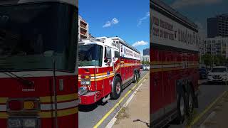 FDNY RESCUE 4 EXTREME UPCLOSE Drive By Queens NYC shorts fdny firetruck queensny nyc [upl. by Archle]