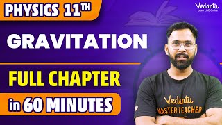 Gravitation Full Chapter in 60 Minutes⏳  Class 11 Physics Chapter 8  CBSEJEE 2024  Anupam Sir [upl. by Iliam]