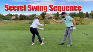 Move Lateral BEFORE you Rotate The secret 🔑 in the golf swing [upl. by Ailsa350]