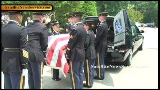 Funeral for Fallen Soldier Army Sgt Matthew Gallagher  Falmouth MA 070711 [upl. by Ataynek605]