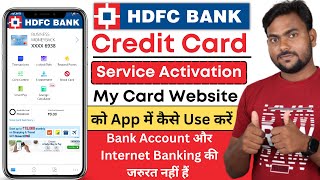 HDFC Bank My Cards Website Launched for Credit Card  HDFC My Cards login for Credit Card  My Cards [upl. by Yzus283]