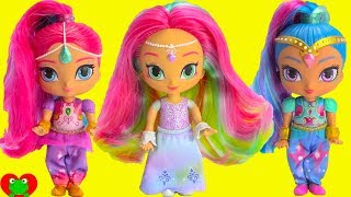 Meeting Shimmer and Shine Rainbow Zahramay Imma Genie Doll [upl. by Madalyn402]