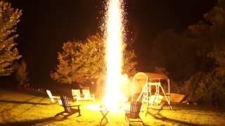 1000 sparkler rocket  bomb  torch  fountain  volcano  what ever you want to call it [upl. by Fairbanks13]