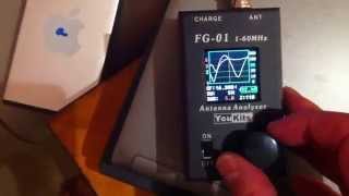 FG01 Antenna Analyzer  NICE [upl. by Noirb]