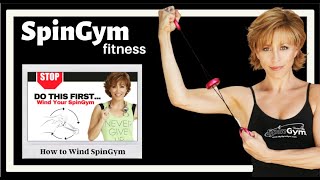 How to Wind the Forbes Riley SpinGym  Best Upper Body Toner [upl. by Letnoj]