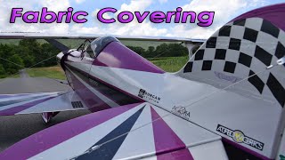 Covering pt1 the EMHW 243m 47 Pitts Special with PolyFiber Stits Lite [upl. by Naillimixam]