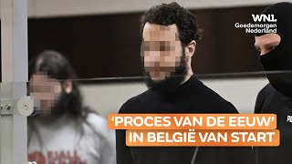 Terreurproces in Brussel gaat van start negen jihadisten staan terecht [upl. by Weatherley]