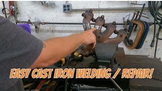 Welding cast Iron the easy way [upl. by Taran972]