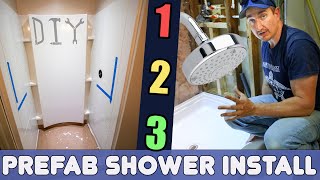 How to Install a Modular Shower [upl. by Ettenajna]