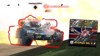 How to Ammo rack Chieftain MK 6  World of Tanks Blitz [upl. by Gelhar]