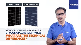 Solar Panels for Home Mono crystalline solar panel vs Poly crystalline solar panel  The Comparison [upl. by Trella]