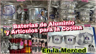 Ollas AluminioVaporerasSartenesEspátulasUtensilios Para la CocinaMerced Centro CDMX Parte 3 [upl. by Shaefer]