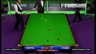 Dene OKane vs Tony Chappel  2012 Senior World ChampionshipSF [upl. by Alfonse]