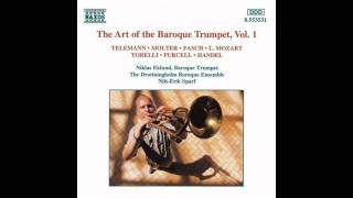 Telemann  Trumpet Concerto No 1 in D Major  Allegro 4 [upl. by Abbotsen354]