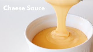 EASY HOMEMADE CHEESE SAUCE RECIPE  NACHO CHEESE SAUCE RECIPE [upl. by Neille]