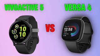 Garmin Vivoactive 5 vs Fitbit Versa 4  Full Specs Compare Smartwatches [upl. by Hummel]