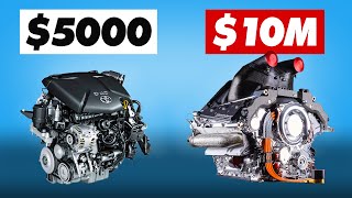 5000 Normal Engine vs 10 Million Formula 1 Engine [upl. by Attenat]