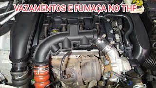 Troca do kit corrente retentor de vÃ¡lvulas e vazamentos do motor Thp 16 turbo da Peugeot Citroen [upl. by Strong]