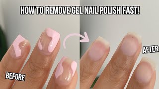 5 WAYS TO REMOVE GEL POLISH AT HOME  FAST amp EASY NO DAMAGE NO DRILL [upl. by Aehr]