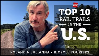 THE TOP RAIL TRAILS IN THE US  Trails that belong on every bicycle tourists bikeit list [upl. by Gardiner]