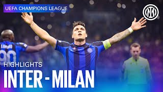 INTER 10 MILAN  HIGHLIGHTS  UEFA CHAMPIONS LEAGUE 2223 ⚽⚫🔵🇮🇹 [upl. by Icak]