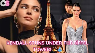 Kendall Jenner Stuns at LOreal Paris Show Under the Eiffel Tower 🌟🗼 [upl. by Nnairb]