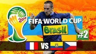 FIFA 13  En route pour le Brésil 2014 2  France  Equateur amp Republique Tchèque [upl. by Ardnahcal]