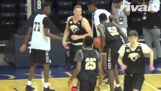 2018 FourStar Ignas Brazdeikis Highlights from NBPA Top 100 Camp [upl. by Inavihs]