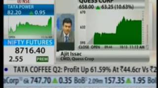 NDTV Profit Opening Fire 20 Oct 2016 Mr Ajit Issac CMD Quess Corp [upl. by Sucramrej368]