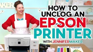 How To Easily Unclog Your Epson Printer  No More Printing Issues [upl. by Paynter]