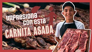 Carne ASADA al carbón JUGOSA 🤠😋 [upl. by Tnias644]