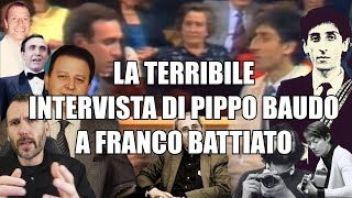 Limbarazzante intervista di PIPPO BAUDO a FRANCO BATTIATO [upl. by Litta]